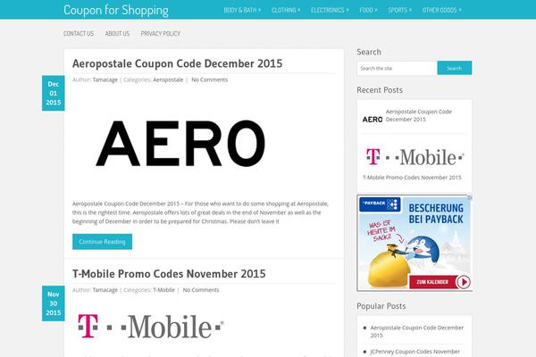 Nominal theme site design template sample