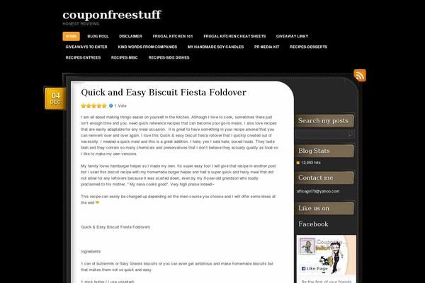 couponfreestuff.wordpress.com site used Funbites