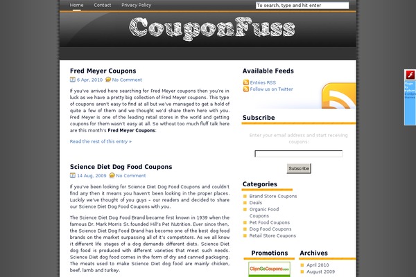 Notso_freshe theme site design template sample