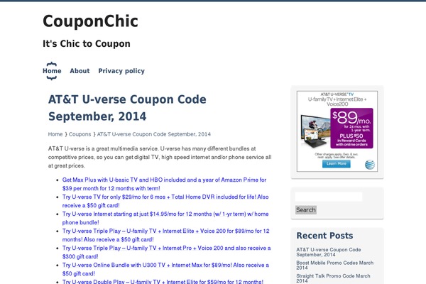 Kvarken theme site design template sample