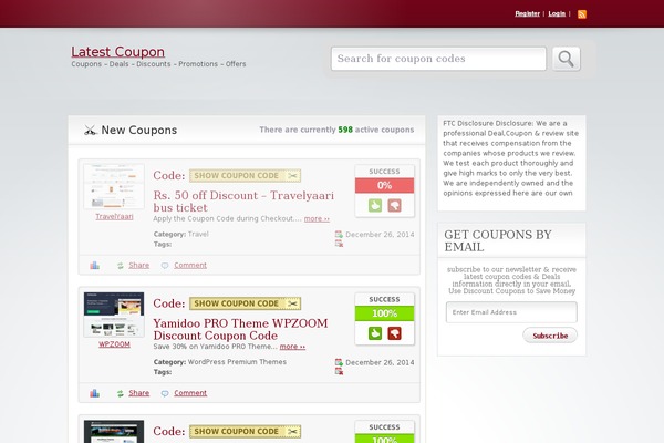 couponmall.co site used Devbuild