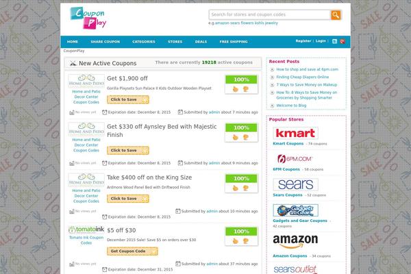 Clipper theme site design template sample