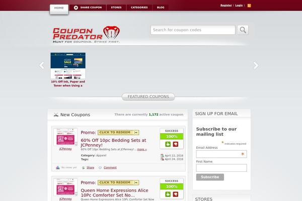 Clipper theme site design template sample