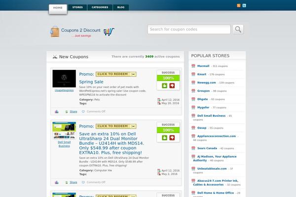 Clipper theme site design template sample