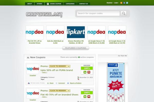 Clipper theme site design template sample