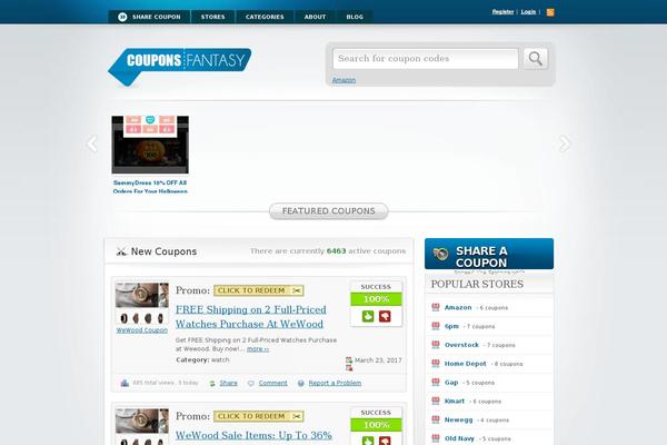 Clipper theme site design template sample