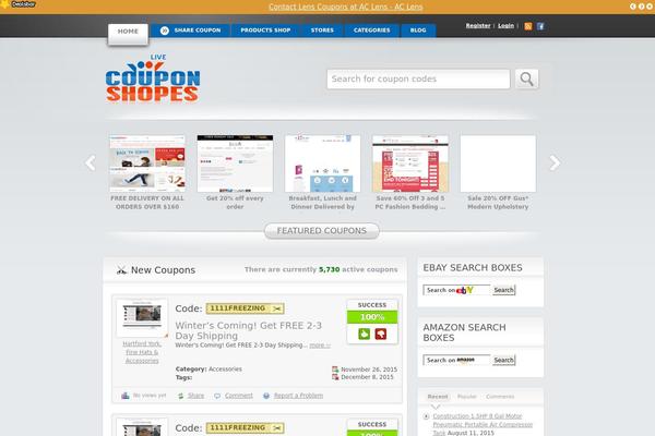 Clipper theme site design template sample