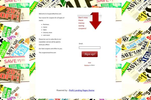 Oac theme site design template sample