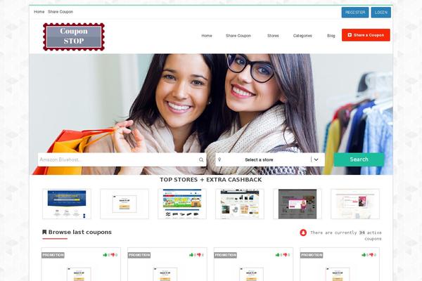 Clippy theme site design template sample