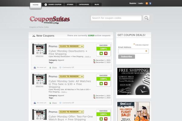 Clipper theme site design template sample