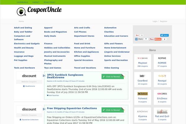 Cp theme site design template sample