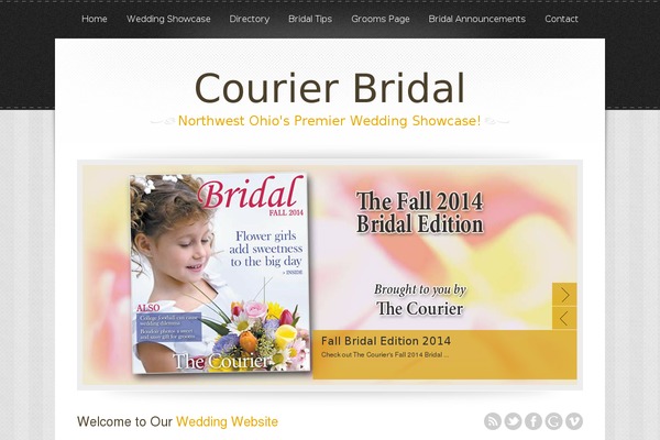 Marriage theme site design template sample