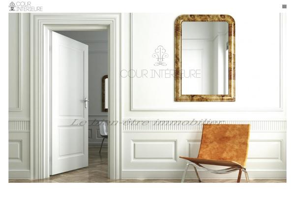 Interior-design theme site design template sample