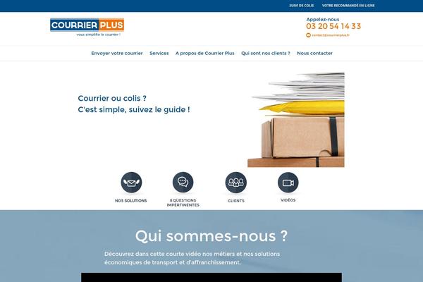 courrierplus.fr site used Netstudio-wp