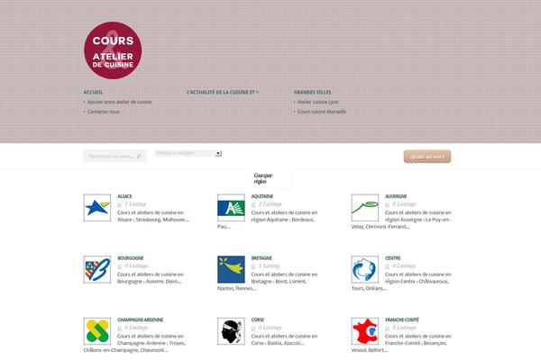 eList theme site design template sample