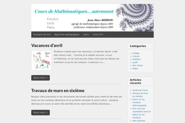 Gridiculous theme site design template sample