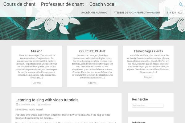 Radiate theme site design template sample