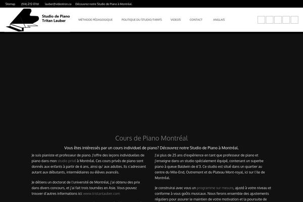Jupiter theme site design template sample