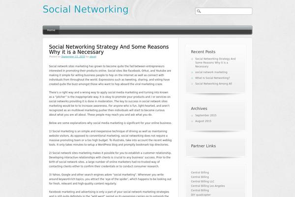 Media Maven theme site design template sample