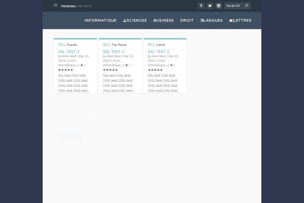 courspdf.com site used Tutoriel