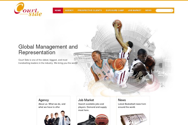 court-side.com site used Courtside