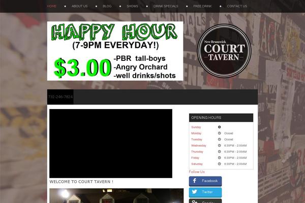 Site using Easy-restaurant-menu-manager plugin