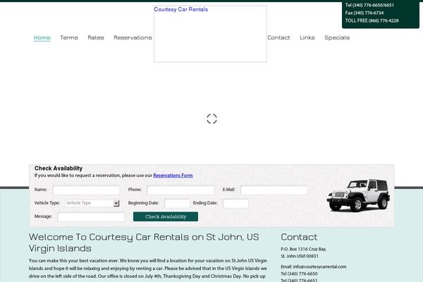 courtesycarrental.com site used Courtesy-car-rental