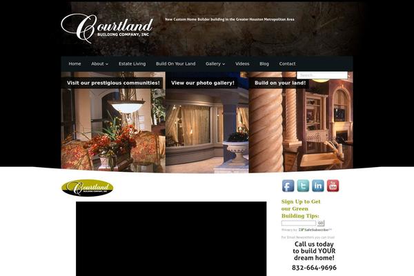 Horizon theme site design template sample
