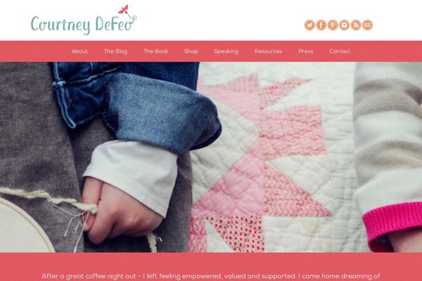 courtneydefeo.com site used Courtney