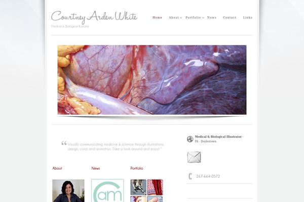 Beauty theme site design template sample