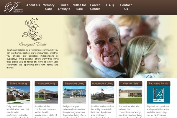 Roots theme site design template sample