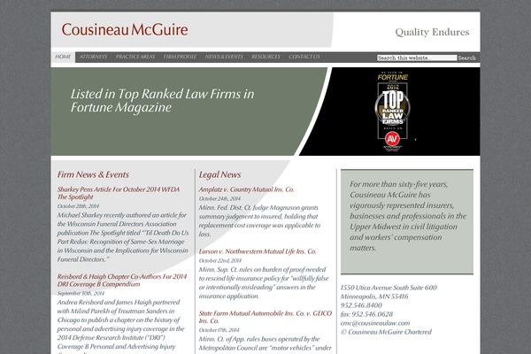 cousineaulaw.com site used Cousineaulaw2023