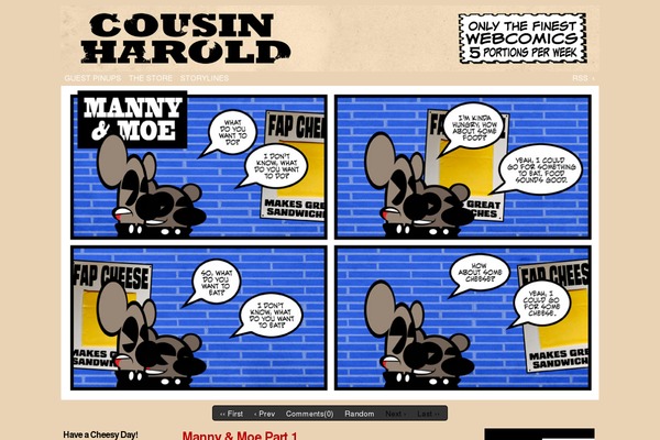 ComicPress theme site design template sample