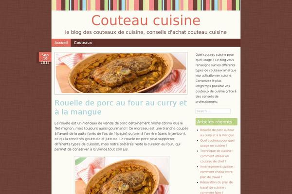 Scrappy theme site design template sample