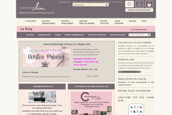 couturelin-blog.com site used Couturelin