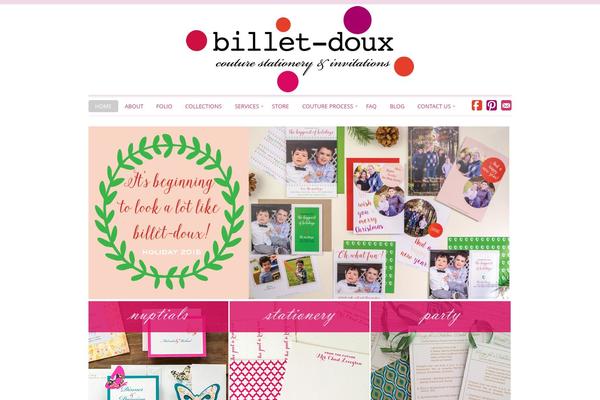 Chamomile theme site design template sample