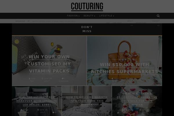 Valenti theme site design template sample