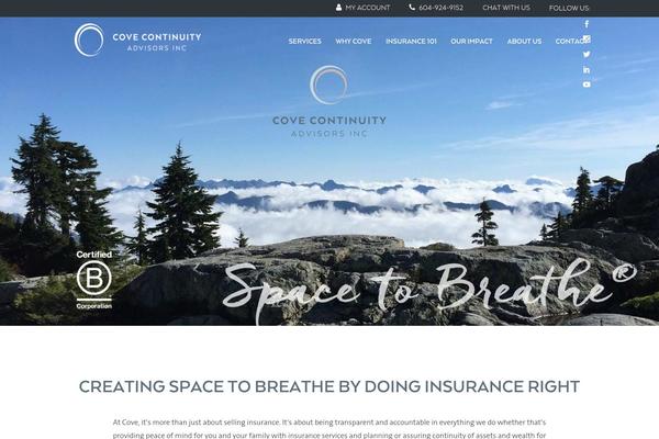 coveadvisors.com site used Ecologist