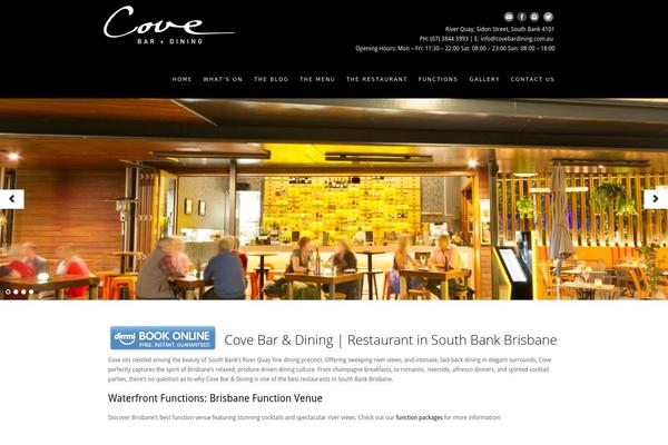 Immersion theme site design template sample