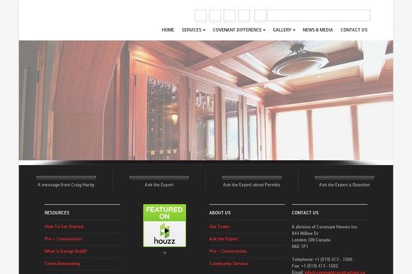 Pax theme site design template sample