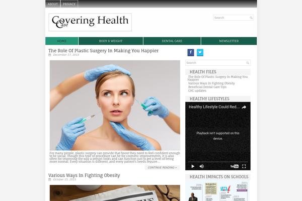 coveringhealthcareca.com site used Kciaotime