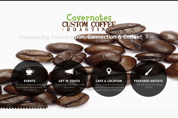 covernotescoffee.com site used Super-agency