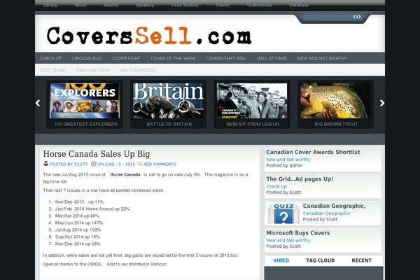 Scarlett theme site design template sample