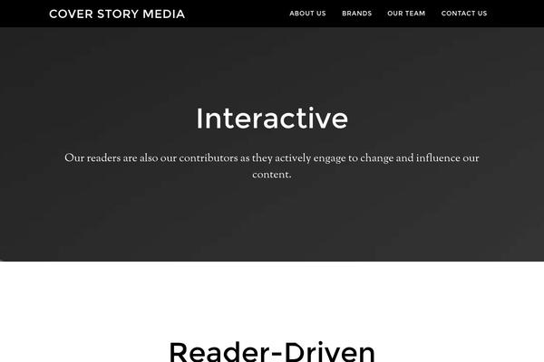 coverstorymedia.com site used Parallax-pro-child
