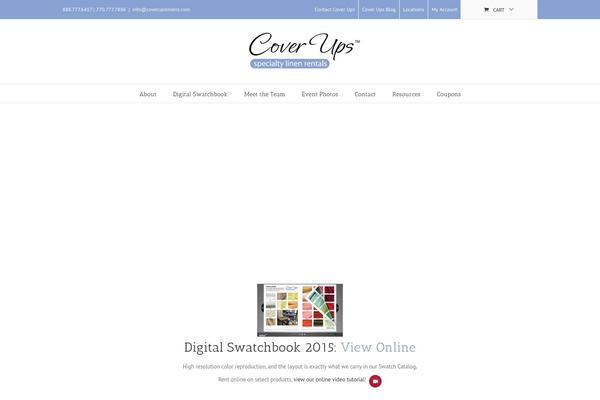 Avada theme site design template sample