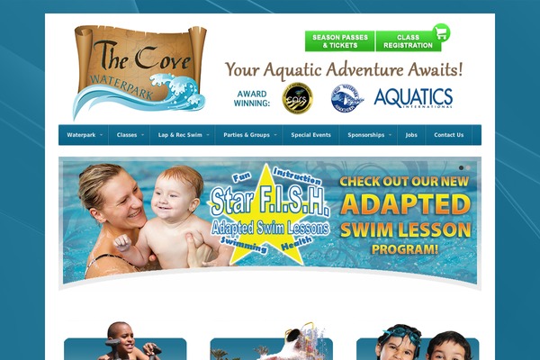 covewaterpark.org site used StorePress