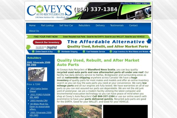 coveys.com site used Coveys