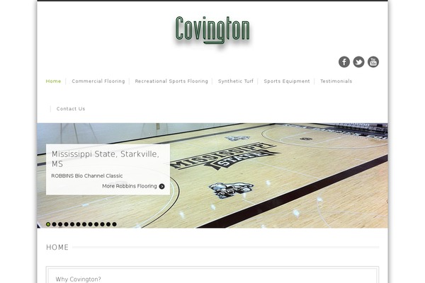 covington.com site used Covington