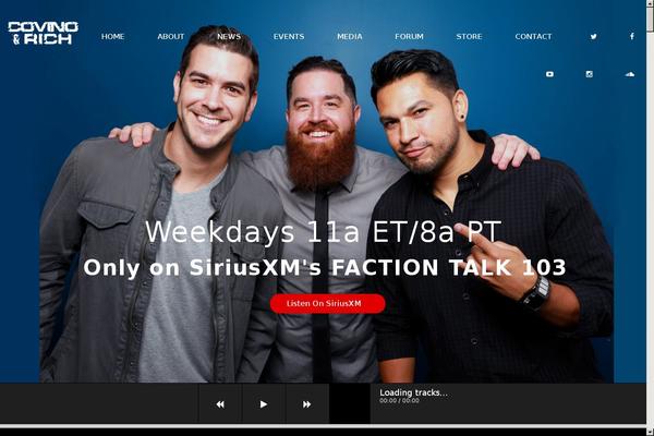 FWRD theme site design template sample