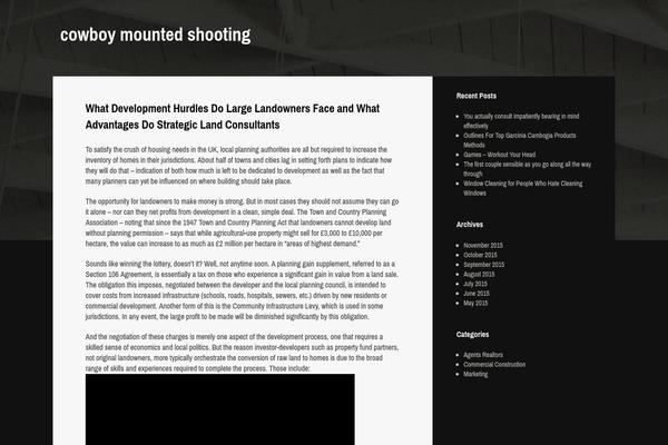 Gibson theme site design template sample